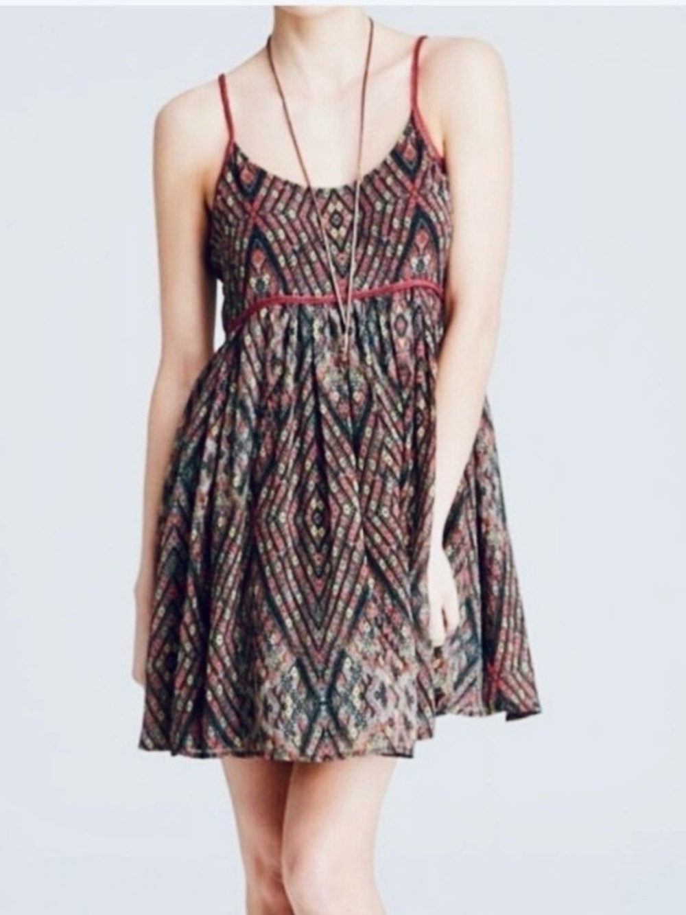 Free People Multicolor Patterned Dress